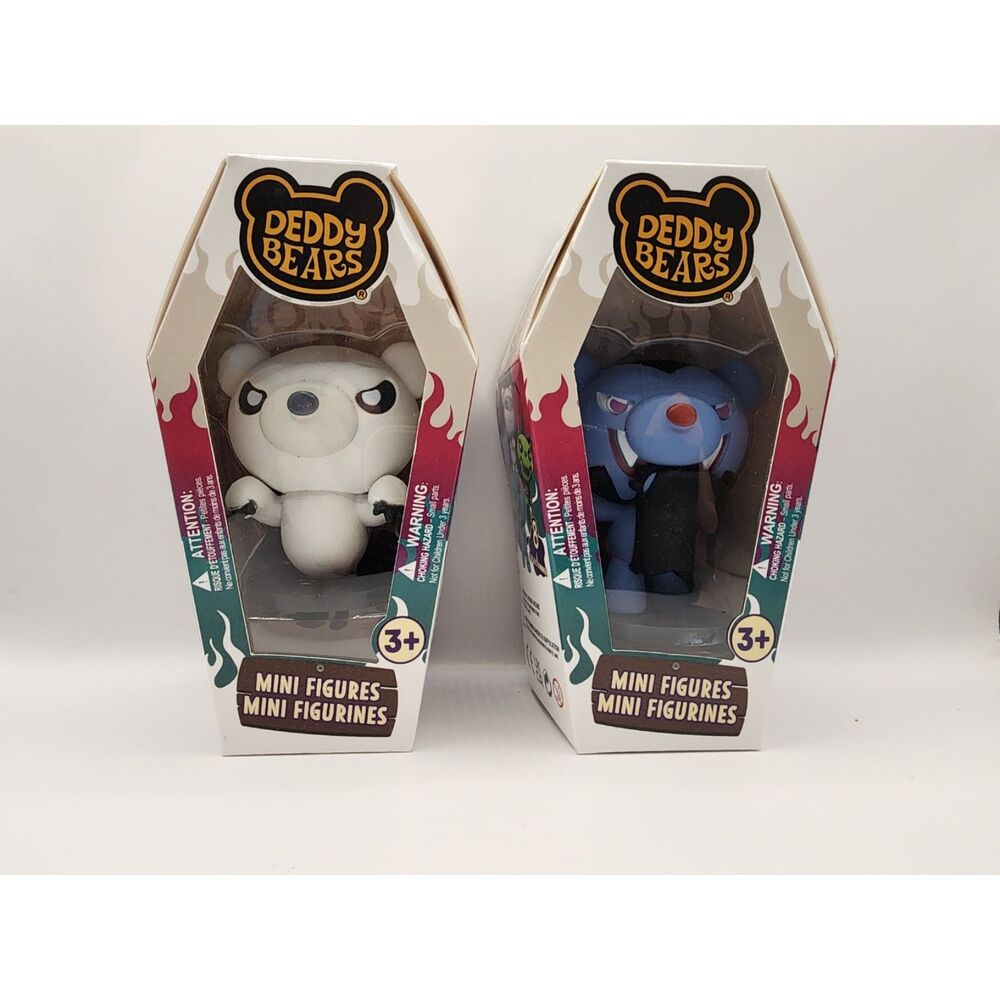 Deddy Bears Mini Figures Spekter and Vambear Pair Boxed Collectibles